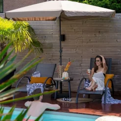 Garden Impressions Santos ligbed grijs Hot