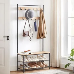 Merkloos Garderoberek - 175 cm - 85 cm - lichte Eik Kleur Clearance