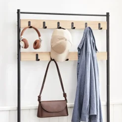 Merkloos Garderoberek - 175 cm - 85 cm - lichte Eik Kleur Clearance