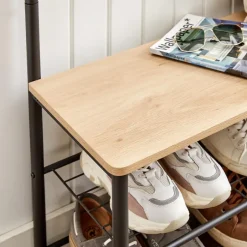 Merkloos Garderoberek - 175 cm - 85 cm - lichte Eik Kleur Clearance