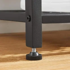 Merkloos Garderoberek XL - industriële look - 12 haken - 100x186x40 cm - vintage bruin Outlet