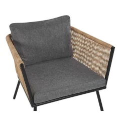 Beliani GARGANO - Bistroset voor 2 - Natuurlijk - PE rotan Sale