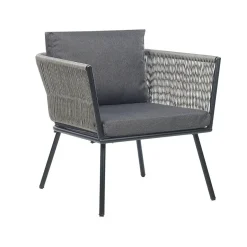 Beliani GARGANO - Tuinset - Grijs - PE rotan Online