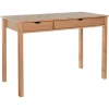 Loft24 Gava - Bureau met 2 laden in grenen natuur Outlet