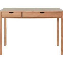 Loft24 Gava - Bureau met 2 laden in grenen natuur Outlet