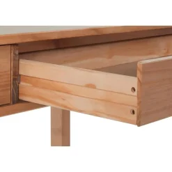 Loft24 Gava - Bureau met 2 laden in grenen natuur Outlet