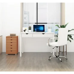 Loft24 Gava - Bureau met 2 laden in grenen wit Online