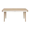 Leen Bakker Gazzda Ena Table Eikenhouten Eettafel 160 x 90 cm - Whitewash Sale