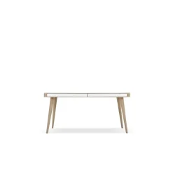 Leen Bakker Gazzda Ena Table Eikenhouten Eettafel 160 x 90 cm - Whitewash Sale