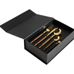 Leen Bakker GEMELLI - Bestekset 30-delig - Goud - RVS Hot