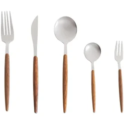 Leen Bakker GEMELLI - Bestekset 30-delig - Zilver - RVS New