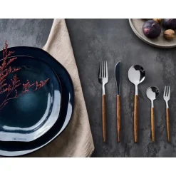 Leen Bakker GEMELLI - Bestekset 30-delig - Zilver - RVS New