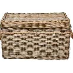 Beliani GERASA - Dozen set van 3 - Natuurlijk - Rotan Best