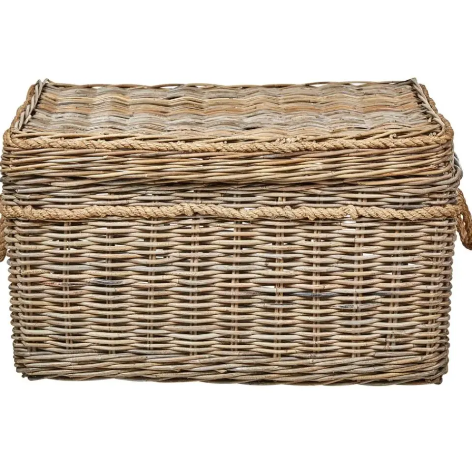 Beliani GERASA - Dozen set van 3 - Natuurlijk - Rotan Best