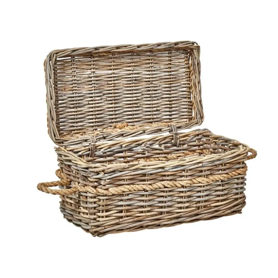 Beliani GERASA - Dozen set van 3 - Natuurlijk - Rotan Best