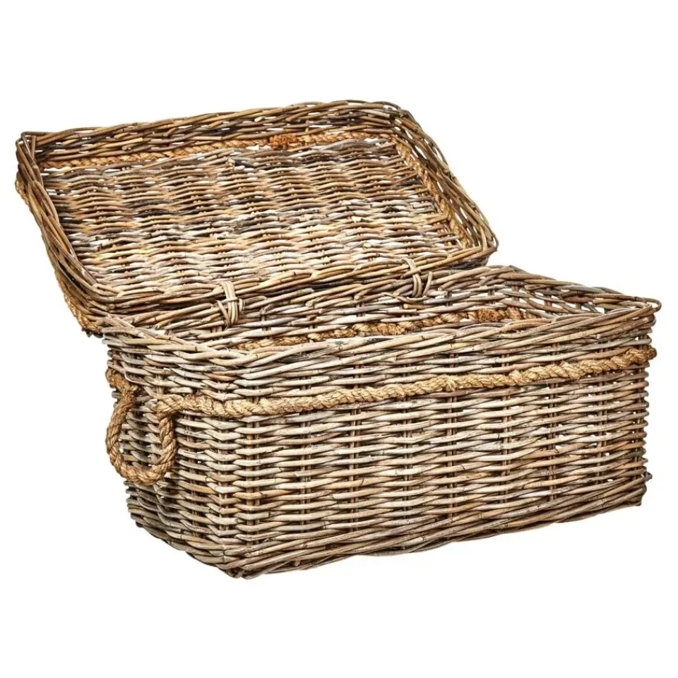 Beliani GERASA - Dozen set van 3 - Natuurlijk - Rotan Best