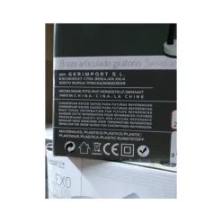 Gerimport Bureaulamp - wit - metaal - verstelbaar - 16 x 30 cm Outlet