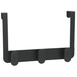 Gerimport Deurkapstok - 3 ophang haken - metaal - ruimtebesparend New