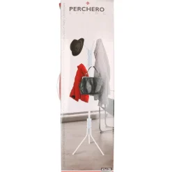 Gerimport Kapstok - wit - metaal - staand - 12 haken - 170 cm Discount