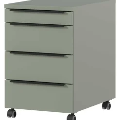 Germania Ladekast met wielen Hermoso - 42 x 60 x 63 cm - Satijngroen