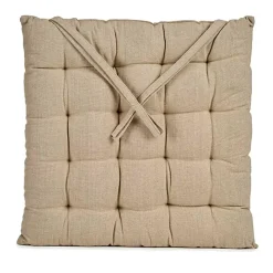 Giftdecor Stoelkussen - binnen/buiten - creme wit - 40 x 5cm Hot