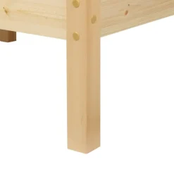 Beliani GIVERNY - Bed - Lichthout - 140 x 200 cm - Dennenhout Hot