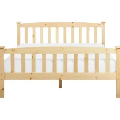 Beliani GIVERNY - Bed - Lichthout - 140 x 200 cm - Dennenhout Hot