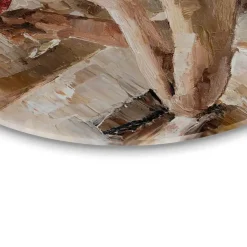 Reinders Glasschilderij Evening Wine - Ø 70cm - Beige Online