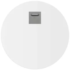 Reinders Glasschilderij Kolibrie met bloemenkroon - Ø 50cm - Bont