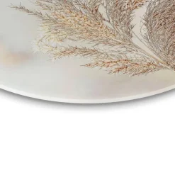 Reinders Glasschilderij Pluim in de wind - Ø 50cm - Beige Outlet