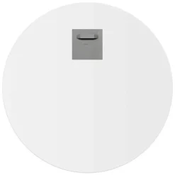 Reinders Glasschilderij Shhh.. - Ø 50cm - Zwart-Wit Outlet