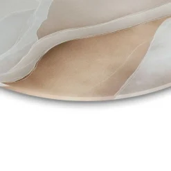 Reinders Glasschilderij Zon achter de bergen - Ø 50cm - Beige