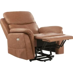 Beliani GLORIE - Massagestoel - Bruin - Kunstleer Sale