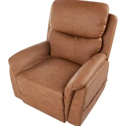 Beliani GLORIE - Massagestoel - Bruin - Kunstleer Sale