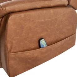 Beliani GLORIE - Massagestoel - Bruin - Kunstleer Sale