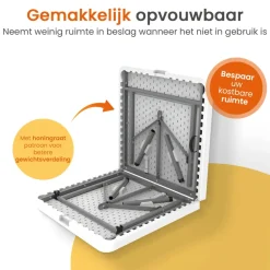 Goliving Inklapbare Tafel – Klaptafel – Campingtafel – Vouwtafel Buiten Best