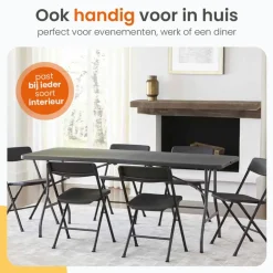 Goliving Inklapbare Tafel – Klaptafel – Campingtafel – Vouwtafel Buiten Outlet