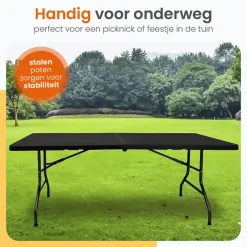 Goliving Inklapbare Tafel – Klaptafel – Campingtafel – Vouwtafel Buiten Outlet