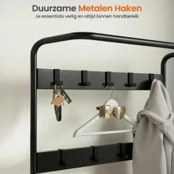 Goliving Kapstok - Garderoberek - Schoenenrek - Staand - Industrieel