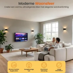 Goliving lamp – Wandlamp - Buitenlamp - Waterdichte LED-verlichting Discount