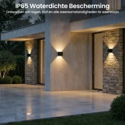 Goliving lamp – Wandlamp - Buitenlamp - Waterdichte LED-verlichting Discount