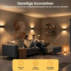 Goliving lamp – Wandlamp - Buitenlamp - Waterdichte LED-verlichting Discount