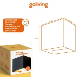 Goliving lamp – Wandlamp - Buitenlamp - Waterdichte LED-verlichting Discount