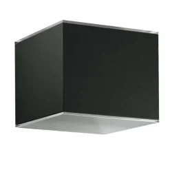 Goliving Solar Kubus Wandlamp - Solar Tuinverlichting - Zwart Sale