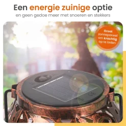 Goliving Solar Tafellamp Zen – 2 Stuks – LED Buitenverlichting - Zonne-energie New