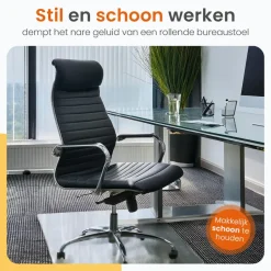Goliving Vloerbeschermer bureaustoel - 120x150cm - Bureaustoelmat Discount