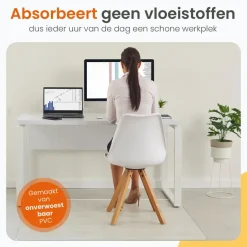 Goliving Vloerbeschermer bureaustoel - 120x150cm - Bureaustoelmat Discount