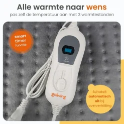 Goliving Warmtekussen - Warmte Kussen Voor Nek en Schouder - 3 Warmtestanden Clearance