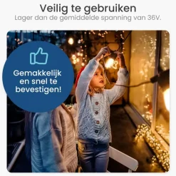 Gologi lichtsnoer buiten en binnen - Lichtslinger 5M - Tuinverlichting LED Clearance