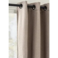 Leen Bakker Gordijn Dion - taupe - 140x280 cm (1 stuk) Clearance